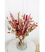 Bouquet de fleurs séchées Amelia | Bouquet sec aux couleurs romantiques | Longueur 70 cm | Commande par bouquet