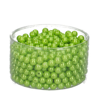 4A Perles décoratives vert pomme | Diamètre 10 millimètres | 600 perles par emballage | Par pièce