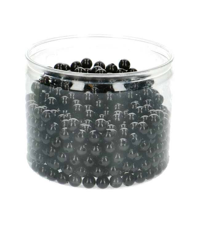 Black decorative pearls | Diameter 10 millimetres | 600 pearls per package | Available for individual purchase