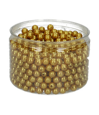 4A Gold-coloured decorative pearls | Diameter 10 millimetres | 600 pearls per pack | Per piece