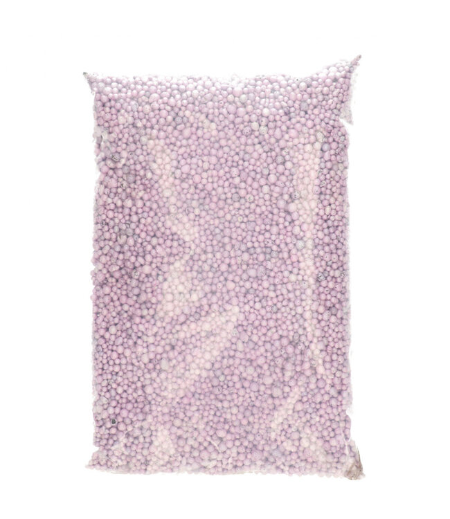 Roze deco garnering korrels | Inhoud 4 liter  | Per stuk te bestellen
