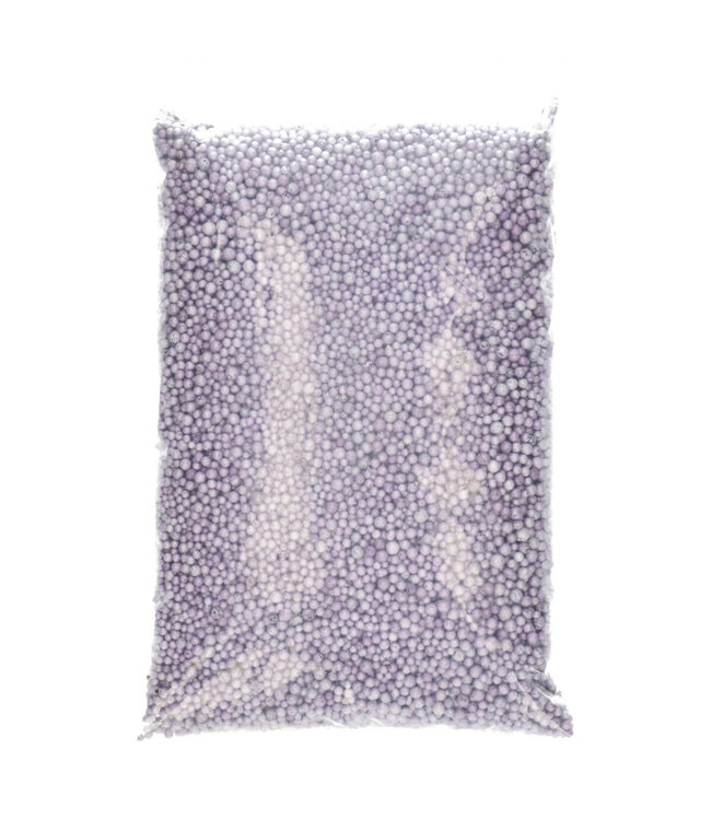 Lilac-coloured deco garnish granules | Contents 4 litres | Available to order individually