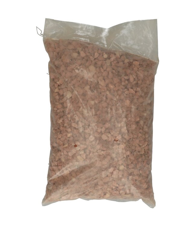 Red natural decorative gravel | Diameter 8-13 millimetres | Weight 5 kilograms | Available for individual purchase