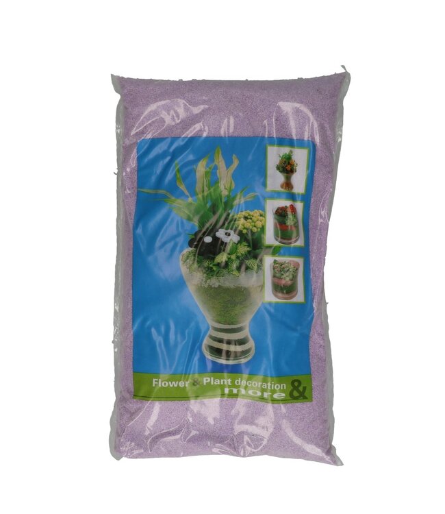 Lilac-coloured sand garnish | Diameter 0.5 millimetre | Weight 5 kilograms | Available to order individually
