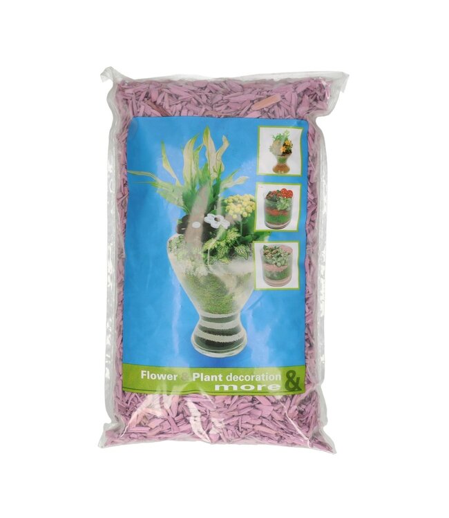 Lilac-coloured wood chips garnish | Diameter 10-20 millimetres | Contents 5 litres | Available to order individually