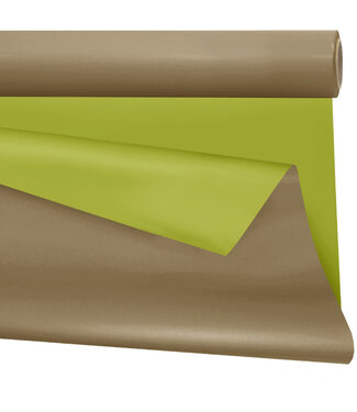 4A Film vert duo mat Uni vert-bleu | 80 centimètres de large | Longueur 40 mètres | Par pièce