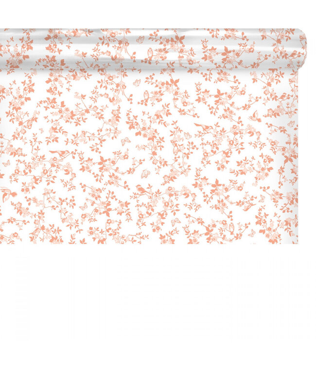 Dark red foil on roll Birds | 80 centimetres wide | Length 100 metres | Available per piece