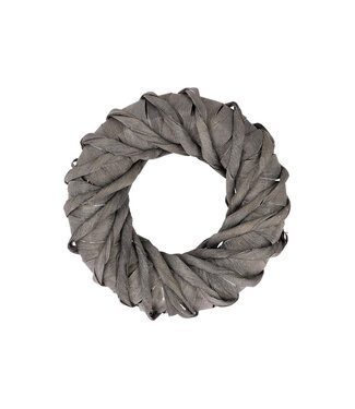 4A Grey Cemani Twist wreath | Diameter 30 centimetres | Per piece