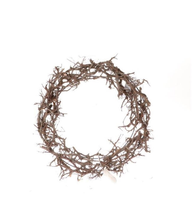 Natural Bonsai LED wreath | Diameter 40 centimetres | Available to order individually