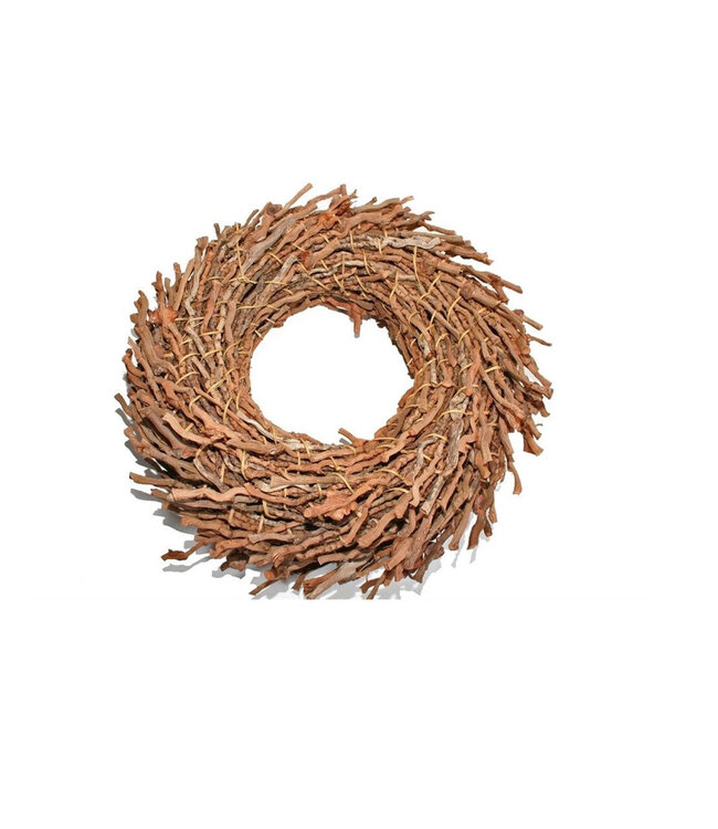 Naturelle Half Botay krans | Diameter 30 centimeter | Per stuk te bestellen