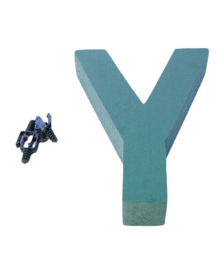 4A Green Oasis floral foam letter Y | Height 31 centimetres | Per piece