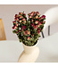 Dried yellow-red cluster roses | Length 50 centimetres | Available to order per 10 roses
