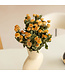 Gedroogde Peach Fuzz trosrozen | Lengte 50 centimeter | Per 10 rozen te bestellen