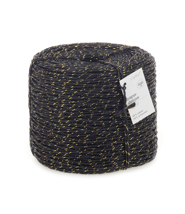 Schwarzes Papier Deluxe Draht | Durchmesser 1 Millimeter | Länge 40 Meter | Pro Stück bestellbar