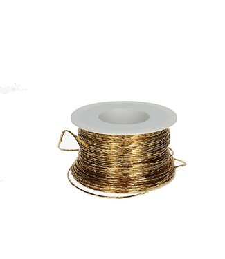 4A Gold-coloured paper wire | 2 millimetres wide | Length 100 metres | Per piece