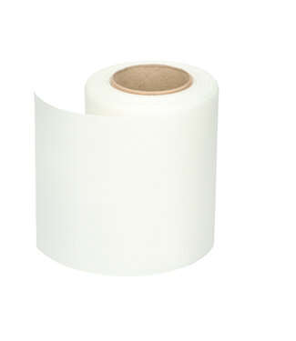 4A Naturelle wit Moireband lint | 125 millimeter breed | Lengte 25 meter | Per stuk