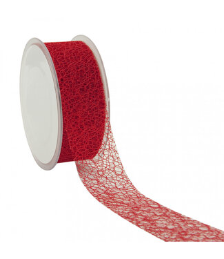 4A Rotes Honeycomb-Band | 38 Millimeter breit | Länge 20 Meter | Pro Stück