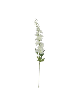 4A Naturweiße Delphinium Kunstblumen | Länge 78 Zentimeter | Pro 12 Stück