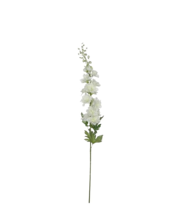 Naturweiße Delphinium Kunstblumen | Länge 78 Zentimeter | Pro 12 Stück bestellbar