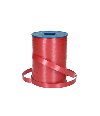 4A Donker rood krullint |  10 millimeter breed | Lengte 250 meter | Per stuk