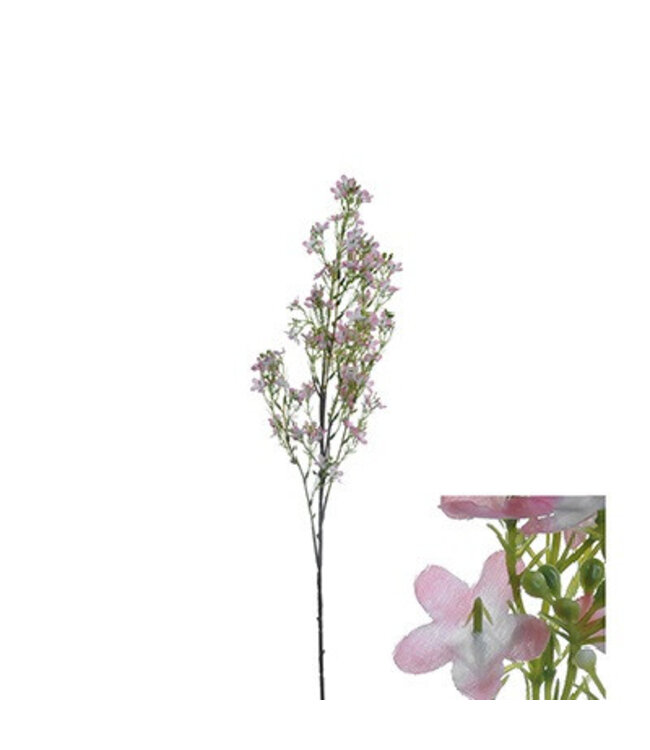 Hellrosa Wildblumen Kunstblumen | Länge 88 Zentimeter | Pro 6 Stück zu bestellen