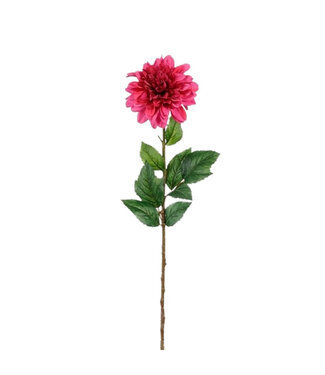4A Fuchsia-coloured Dahlia artificial flowers | Length 75 centimetres | Per 12 pieces