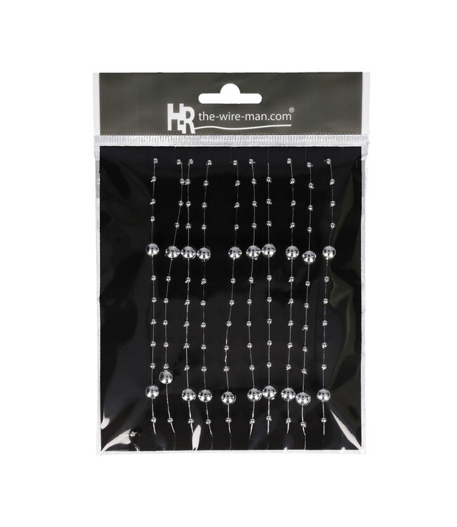 Silver Wedding Pearl Garland | Length 3 metres | Available per piece