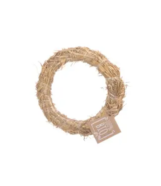 MyFlowers Couronne de paille bio naturelle | Ø 30 centimètres | Par pièce