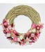 Couronne de paille bio naturelle | Diamètre 30 cm | Disponible à l'unité