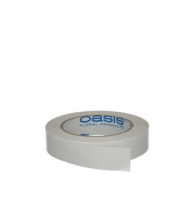 Ruban Oasis blanc Double Fix | 25 millimètres de large | Longueur 25 mètres | Disponible à l'unité