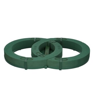 4A Grüne Oasis-Steckschaum Auto-Doppelring | Abmessungen 57 x 39 x 7,5 Zentimeter | Pro Stück