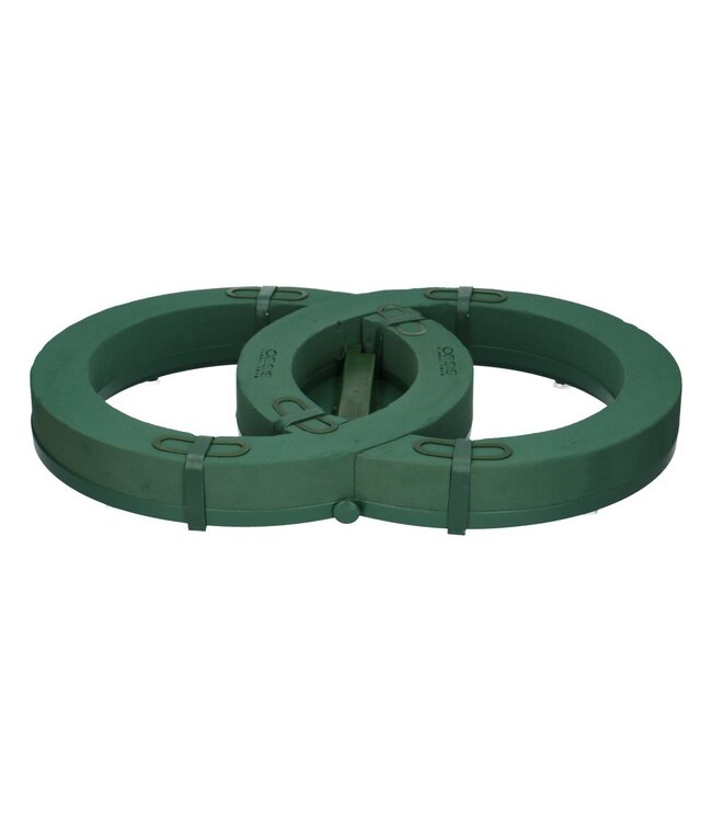 Grün Oasis Steckmoos Auto-Doppelring | Abmessungen 57 x 39 x 7,5 Zentimeter | Pro Stück bestellbar