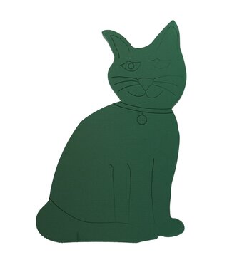 4A Grüne Oasis Steckmoos Katze | Maße 39 x 59 Zentimeter | Pro Stück