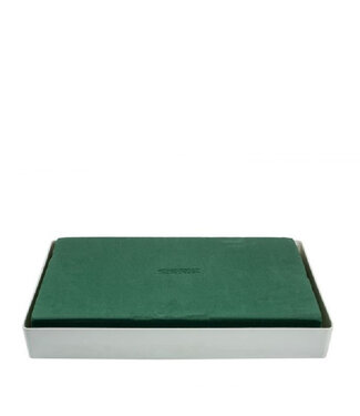 4A Weiße Oasis-Steckschaum Roma Bowl | Abmessungen 40 x 25 x 5 Zentimeter | Pro Stück