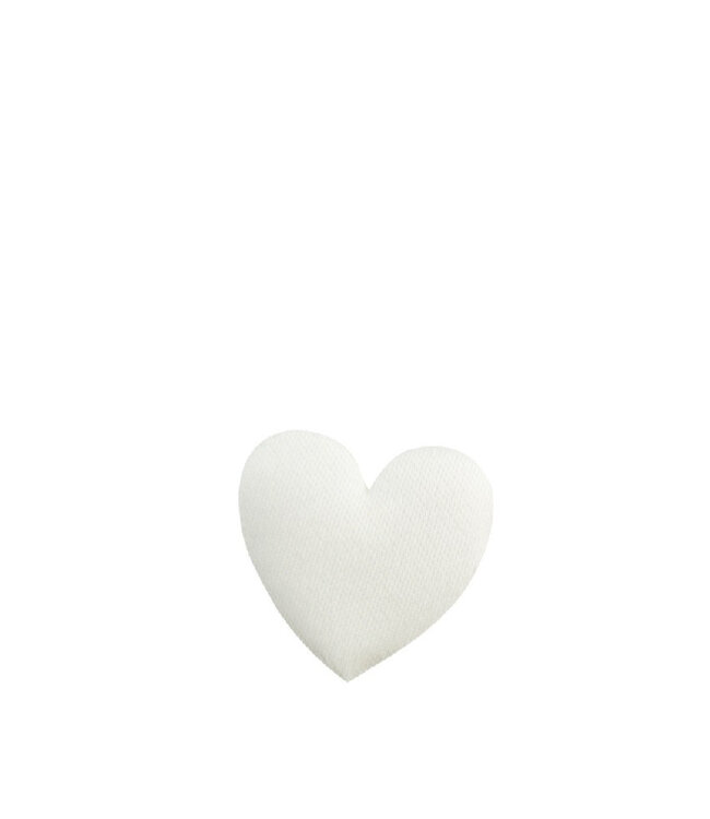 Bruiloft Deco hart satin 25mm x24 ( x 1 )