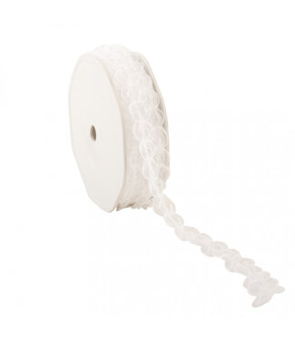 4A Bruiloft Lint Organza twist 15mm 10m ( x 1 )
