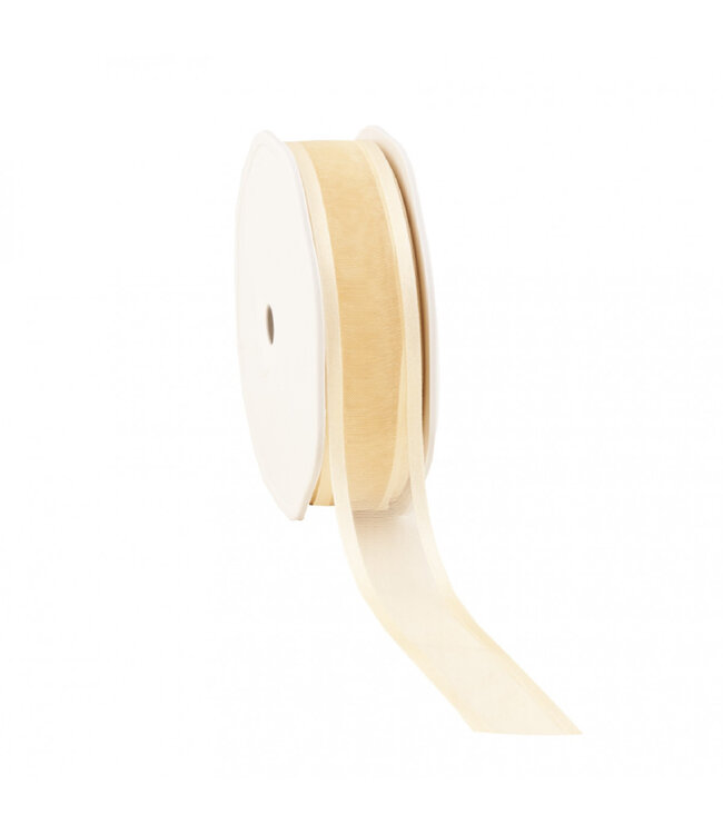 Bruiloft Lint Organza satin 25mm 25m ( x 1 )