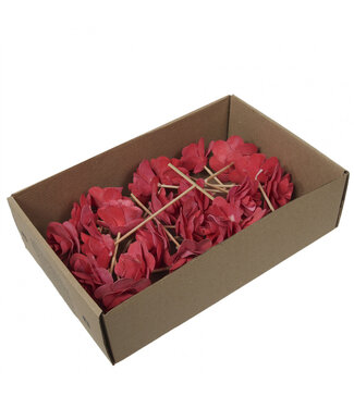 4A Bijsteker 10cm Roos 6cm | Per 23 stuks