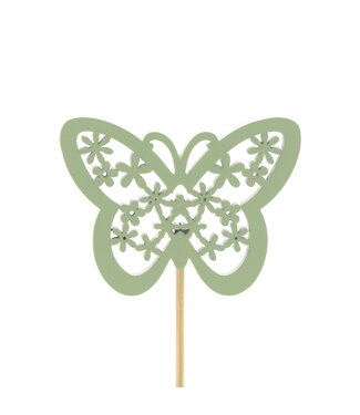 4A Bijsteker 10cm Vlinder Stacey 4.5cm | Per 25 stuks