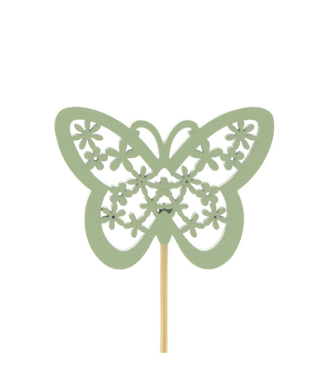 Bijsteker 10cm Vlinder Stacey 4.5cm ( x 25 )