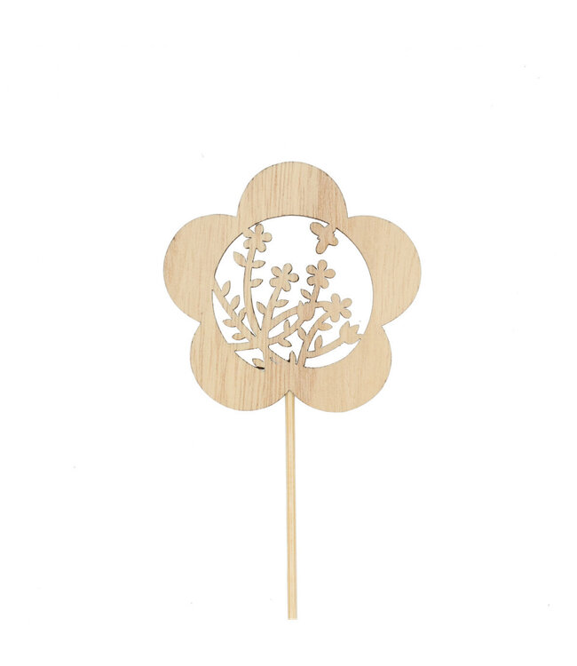 Bijsteker 50cm Bloem Flori 7cm ( x 25 )