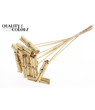 QC Jute Stick Posy on stem Antique Gold | Per 50 stuks