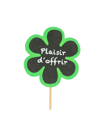 4A Bijsteker 50cm Bloem plaisir 8cm | Per 25 stuks