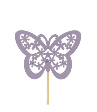 4A Bijsteker 10cm Vlinder Stacey 4.5cm ( x 25 )