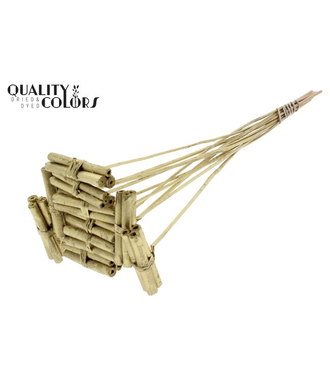 Jute Stick Posy on stem Gold ( x 50 )