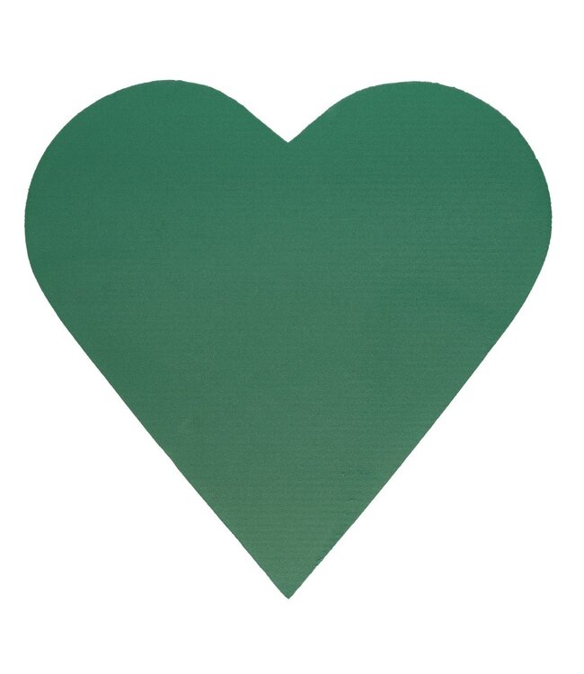 Vert Oasis FF cœur | Dimensions 46 x 45 centimètres | À commander par 2 pièces