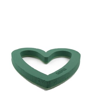 4A Groen Oasis Bioline Hart open 60*60*5.5cm | Per 2 stuks