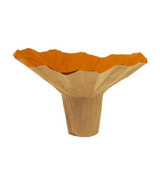 4A Porte-bouquet kraft orange Roset | Diamètre 23 centimètres | Par 10 pièces