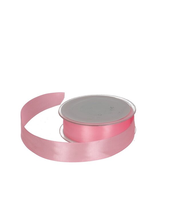 Light pink satin ribbon | Width 25 millimetres | Length 25 metres | Available per piece