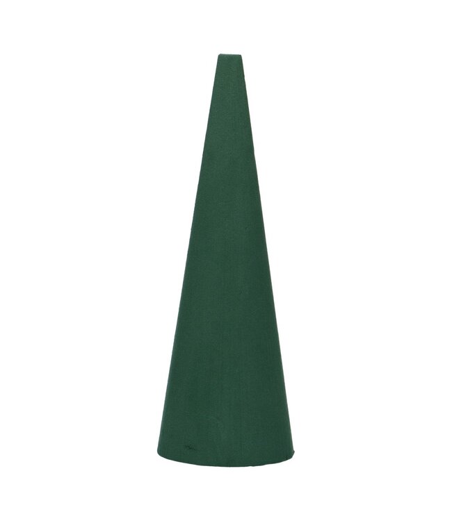 Green Oasis cone | Dimensions 32 x 10 centimetres | Available to order in sets of 4